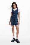 Robe en denim avec ceinture