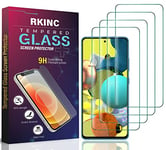 RKINC Screen Protector [4-Pack] for Samsung Galaxy A53 5G/A52s 5G/ A52 4G/5G Tempered Glass Film Screen Protector, 0.33mm [LifetimeWarranty][Anti-Scratch][Anti-Shatter][Bubble-Free]