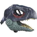 Jurassic World Juggernaut Therizinosaurus Dinosaurie Mask med Mun, Kostym och Cosplay Present