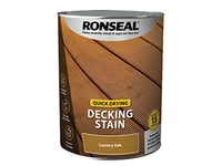 RONSEAL Q/D DECKING STAIN COUNTRY OAK 5L,PAINT