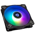 Arctic P12 PWM PST A-RGB 0db fan, black - 120mm