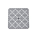 Ahlsen - Tapis d'évier en silicone Tapis d'évier : tapis d'égouttement pour évier 30 x 30 cm Tapis d'égouttement Vaisselle Tapis rectangulaire Tapis