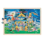 Goki - 2041654 - Puzzle En Bois À Encastrement - L'Heure Du Conte - 192 Pièces