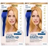 2 x CLAIROL ROOT TOUCH-UP MATCHES LEADING-8G MEDIUM GOLDEN BLONDE SHADES