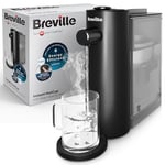 Breville Instant HotCup Hot Water Dispenser | 3kW Fast Boil | 1.4L Large Capacity | Energy Efficient | Brita Filter Included | Metallic Black [VKT241]