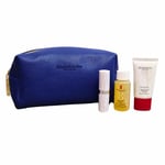 Elizabeth Arden Gift Set 3 Piece Set Blue Makeup Bag Skincare Gift Set