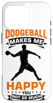 iPhone 16 Pro Funny Dodgeball game Design for a Dodgeball Player Case