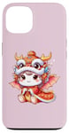 Coque pour iPhone 13 Cadeaux pour enfants du Nouvel An chinois 2025 Baby Dragon