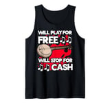 Will Play Banjo Free Stop for Cash Music Lovers Tank Top