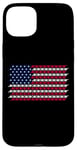 Coque pour iPhone 15 Plus One Wheel Skateboard Electrique USA Drapeau Américain 4 juillet