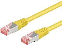 GOOBAY Patchk. CAT6 SSTP RJ45 ye 1,0m