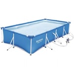 Pool, Steel Pro pool 5.700L 400x211x81 cm Bestway familjepool 56424