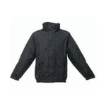 Regatta Dover fleece lined bomber jacket - Black/Ash - M