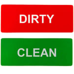 Diskmaskinsmagnet Ceder Dishwasher magnet English text | Clean-Dirty Diskmaskinsskylt RGV 13