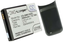 Batteri til EB484659VABSTD for Samsung, 3.6V (3.7V), 2900 mAh