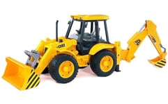 Bruder Toys 02428 Pro Series JCB 4CX C/W Loader & Backhoe Tractor Toy Model 1:16