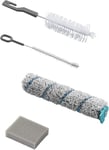 Leifheit Kit d'accessoires pour balai lave sol Regulus Aqua PowerVac, set nettoyage avec 1 rouleau de nettoyage, 1 filtre & 2 brosses de nettoyage