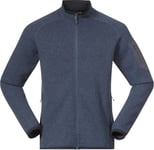 Bergans Men's Kamphaug Knitted Jacket Granite Blue, M