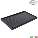 Poêle grill en fonte cm 59,5x38 plaque en fonte émaillé Maison Cuisine Barbecue