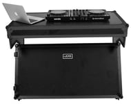 Ultimate Flight Case Portable Z-Style DJ Table Black Plus (Wheels)