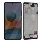 Écran pour Xiaomi Redmi Note 10 Pro LCD + Vitre Tactile + Châssis Xiaomi Gris