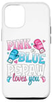 iPhone 15 Pink Or Blue Pepaw Loves You Boxing Gender Reveal Party Case