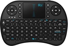 Mini I8 Wireless (Azerty) - Mini Clavier Français, Ergonomique Sans Fil Avec Touchpad - Pour Smart Tv, Mini Pc, Htpc, Console, Ordinateur[MOU141318]