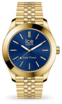 Ice-Watch 023798 Steel Solar (40.5mm) Blue Dial / Gold PVD Watch