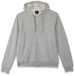 Armani Exchange A|x Men's Logo Full Zip up Hooded Sweatshirt Maillot de survêtement, BC06 Alliage chiné, M Homme