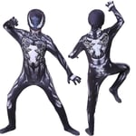 Barn Pojkar Venom Spider-man Cosplay Kostym Party Jumpsuit Finklänning 11-12Years