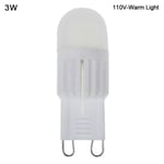 C18 G9 Kristall Glödlampa LED Glödlampa 3W110V-VARMT LJUS 3W110V-Warm Light