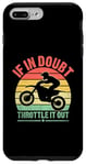 Coque pour iPhone 7 Plus/8 Plus En cas de doute, accélérez le motocross Dirt Bike Rider