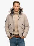 Superdry City Padded Bomber Jacket, Deep Beige Sub