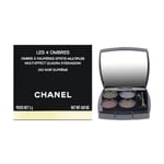 Chanel Brown Eyeshadow Palette Grey Purple Green Eye Shadow 332 Noir Supreme NEW