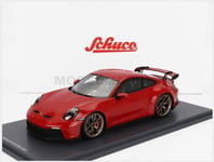 SCHUCO 450052600 Porsche - 911 992 GT3 Coupe 2022 - Protection Red - 1/18