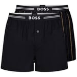 BOSS Kalsonger 2P EW Boxer Shorts Svart polyester XX-Large Herr