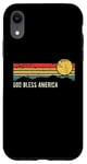 iPhone XR God Bless America Sunset Distressed Style Design Case