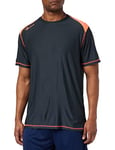 Asioka Unisex_Adult 182/17 Combined Functional Shirt, Medium/Short, Marengo/Orange, L