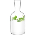 LSA Borough Water Carafe 1.1L Clear| 1 Unit | Mouthblown & Handmade Glass | BG16