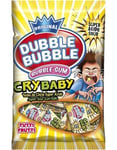 Dubble Bubble Cry Baby - Pose med Kjempesur Tutti Frutti Tyggegummi 85 gram