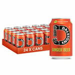 Dalston's Ginger Beer (24 x 330ml) - Real Pressed Ginger & Sparkling Water - 49 Kcal - No Added Sugar - No Artificial Sweeteners - Healthy Alternative - Low Calorie - Vegan