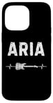 Coque pour iPhone 14 Pro Max Aria Guitare Battement De Coeur Musique Guitariste