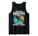 Karate Never underestimate the power of sporty ladies Tank Top