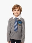 Fabric Flavours Kids' Harry Potter Ravenclaw Uniform Long Sleeve Top, Grey