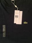 Lacoste Mens Navy Tonal Tape T-Shirt Size FR 6 US XL 44 - 45" Chest TH684400166