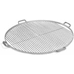 Grille de cuisson en acier inox 60 cm avec 4 poignées à poser sur brasero