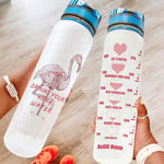 XJJ88 Cool Flamingo Water Bottles Leak-Proof - Gym Bottle Perfect for Camping white 1000ml