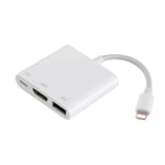 Lightning à 1080p Câble HDMI USB SD TF Card Reader Digital AV TV TV HUB pour iPhone X XR XS 11Pro max SE iPad mini pro