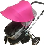 Pram Sun Shade Cover Universal Pushchair Sun Shade Stroller Awning Canopy Pram S