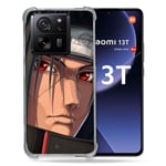 Cokitec Coque Renforcée pour Xiaomi 13T / 13T Pro Manga Naruto Itachi Visage